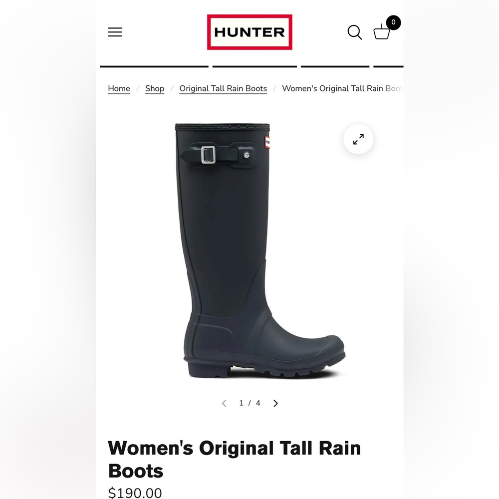 Tall Hunter Rain Boots